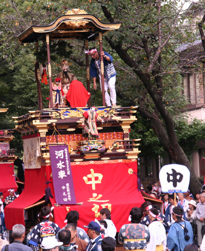 出来町天王祭～中之切「河水車」