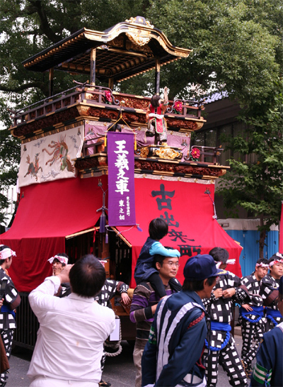 出来町天王祭～東之切「王羲之車」