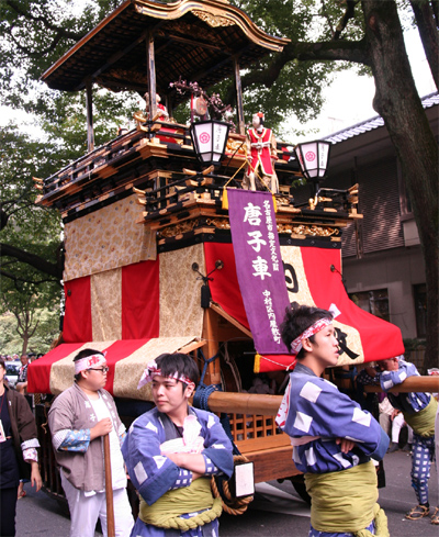 花車神明社祭～内屋敷「唐子車」