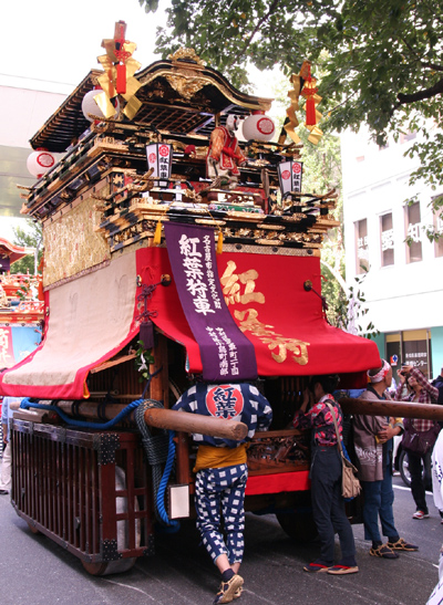 花車神明社祭～上花車町「紅葉狩車」