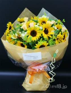 誕生日や記念日にプレゼント！ボリュームある向日葵の花束