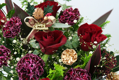 豪華クリスマスプレゼント花